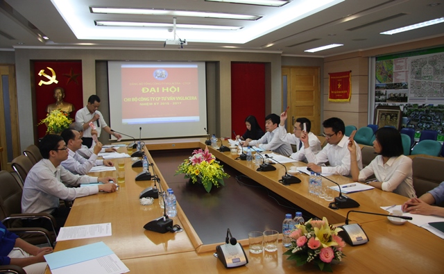 Công ty CP Tư Vấn Viglacera tổ chức thành công Đại hội Chi bộ và Hội nghị người lao động 2015