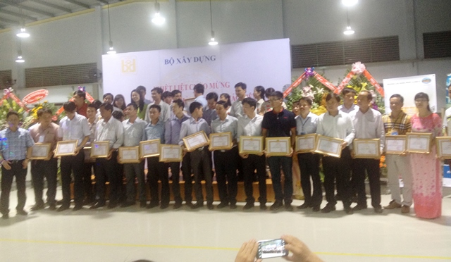 Viglacera dành giải nhất toàn ngành Xây dựng trong cuộc thi  Hội giảng giáo viên ngành Xây dựng năm 2015