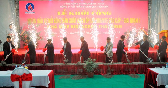 Viglacera khởi công “Nhà máy Xanh” – sản xuất gạch Granite cao cấp tại Thái Bình