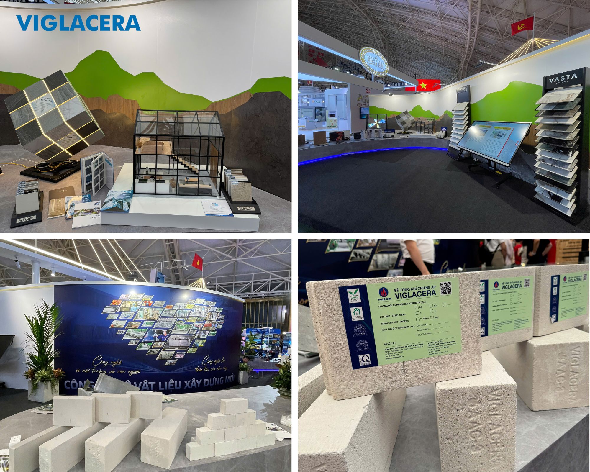 Dấu ấn Viglacera tại Triển lãm lịch sử thành tựu Ngành Xây dựng