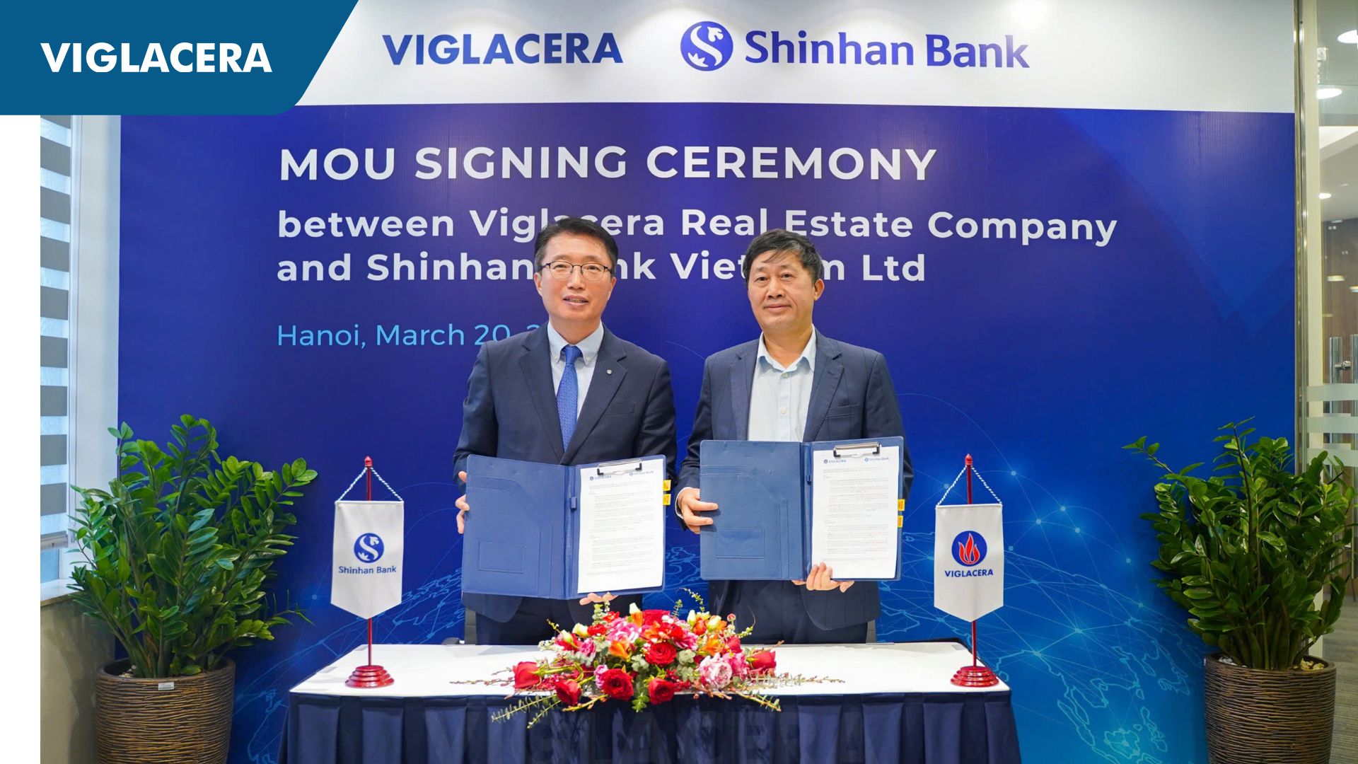 Shinhan Bank – Viglacera's new strategic partner in attracting FDI from Korea