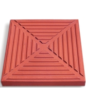 Gạch lá dừa cánh tròn